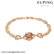 75025 Xuping wedding party jewelry China al por mayor elegancia en forma de corazón pulsera